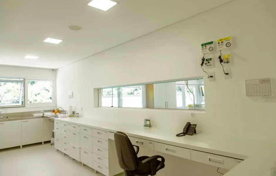 Posto de enfermagem da Clínica Serraville